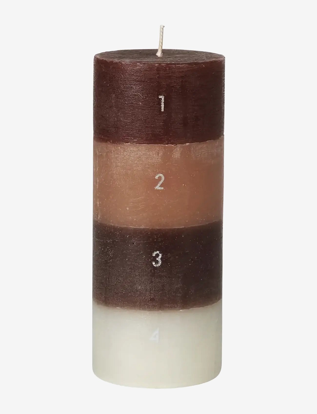 Broste Copenhagen | Colourblock Calendar Candle | Ø 7 cm