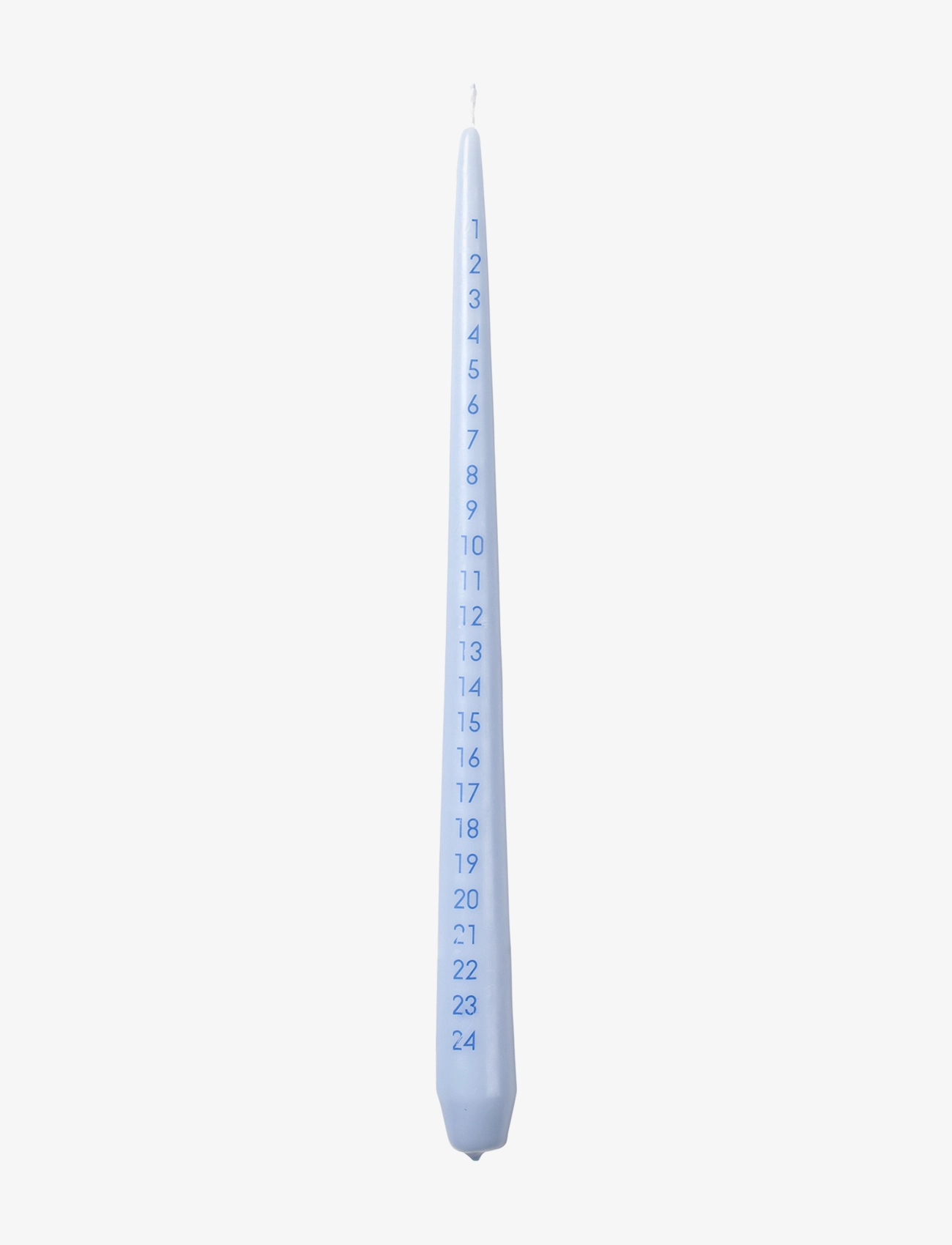 Broste Copenhagen Taper Calendar Candle - Einrichtung - LIGHT BLUE/DARK BLUE / blue