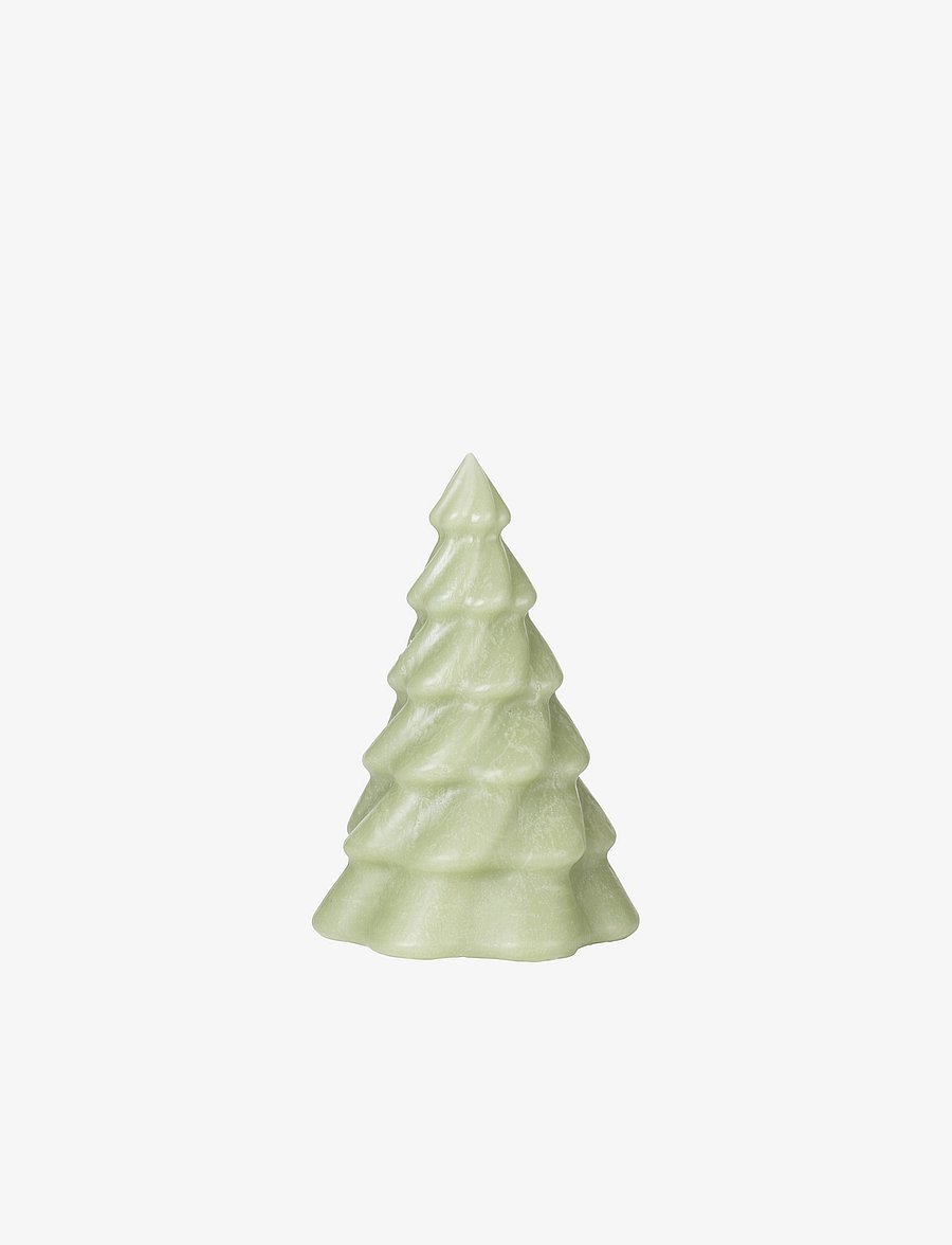 Broste Copenhagen - Pinus Christmas Tree Candle - adventtikynttilät - light dusty green - 1