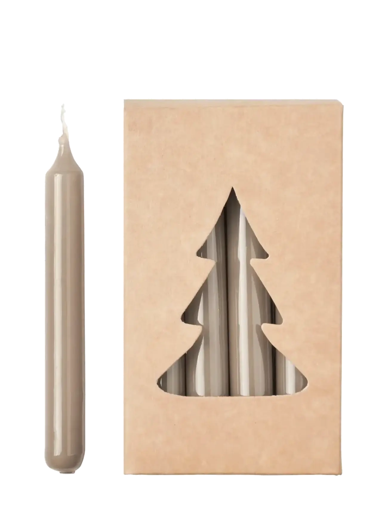 Broste Copenhagen | Glossy Christmas Tree Candle | ONE SIZE