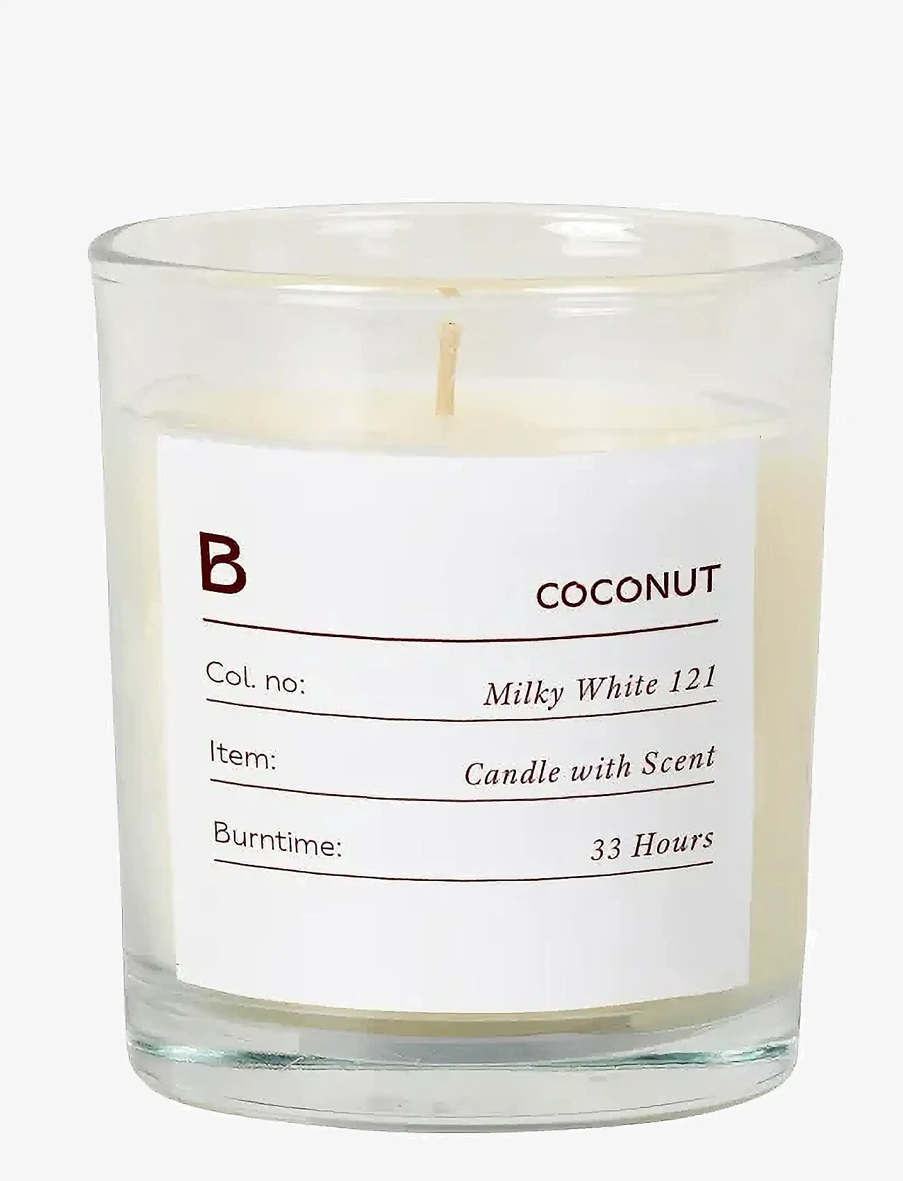 Broste Copenhagen - Sense Scented Candle - köp efter pris - white/scent coconut - 0