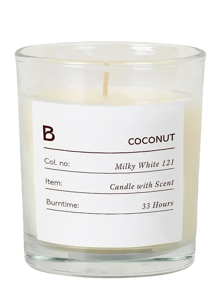 Broste Copenhagen - Sense Scented Candle - above 500kr - white/scent coconut - 0