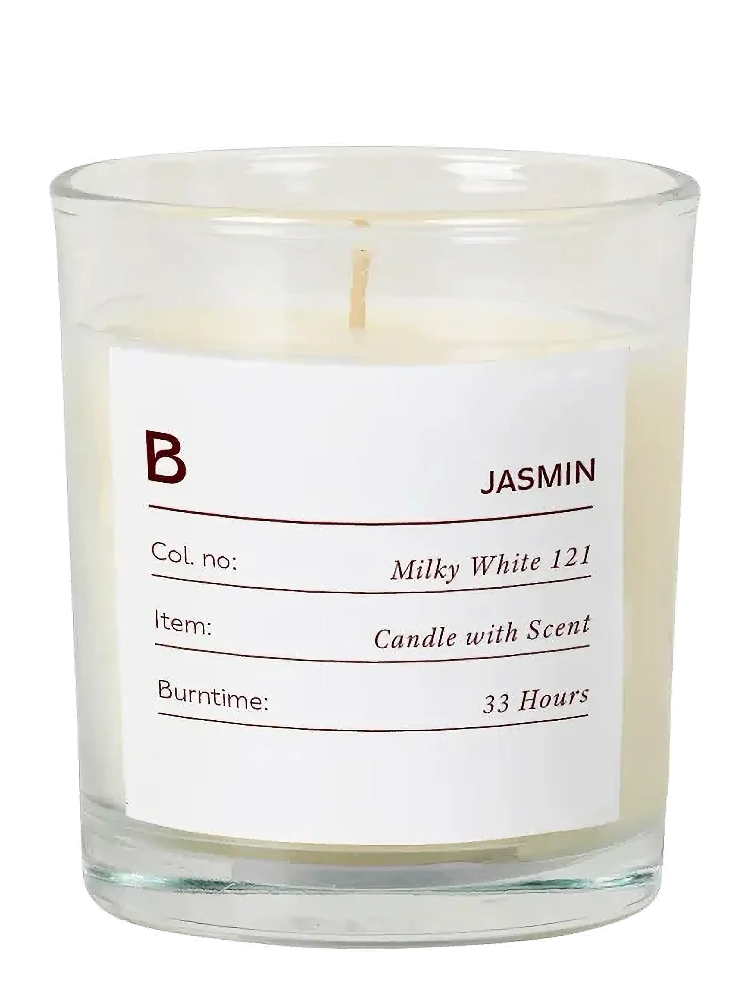 Broste Copenhagen Sense Scented Candle, Ø 7.4 cm, Candles, Creme - Block Homeware