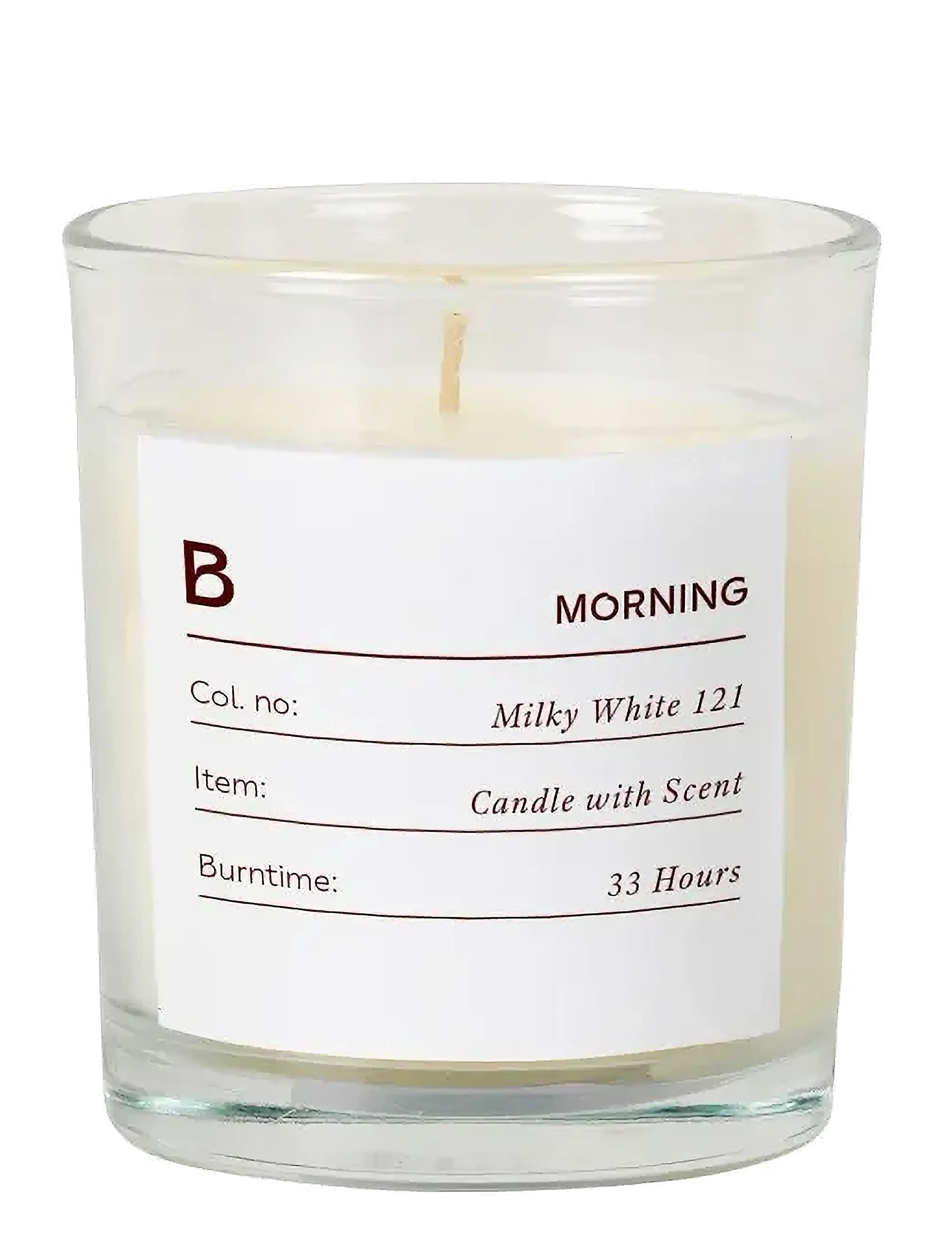 Broste Copenhagen Sense Scented Candle, Ø 7.4 cm, Candles, Creme - Block Homeware