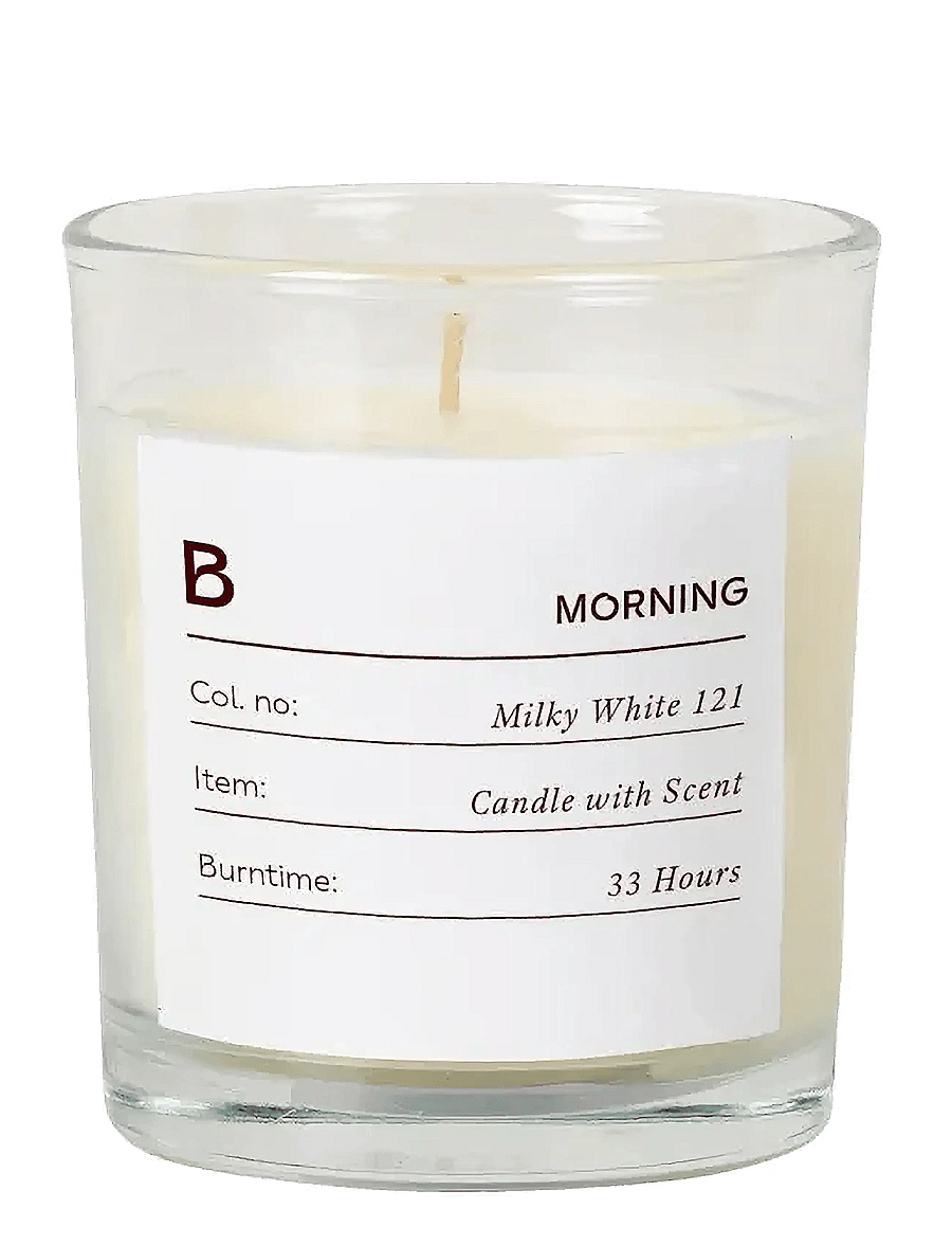 Broste Copenhagen - Sense Scented Candle - above 500kr - white/scent morning - 0