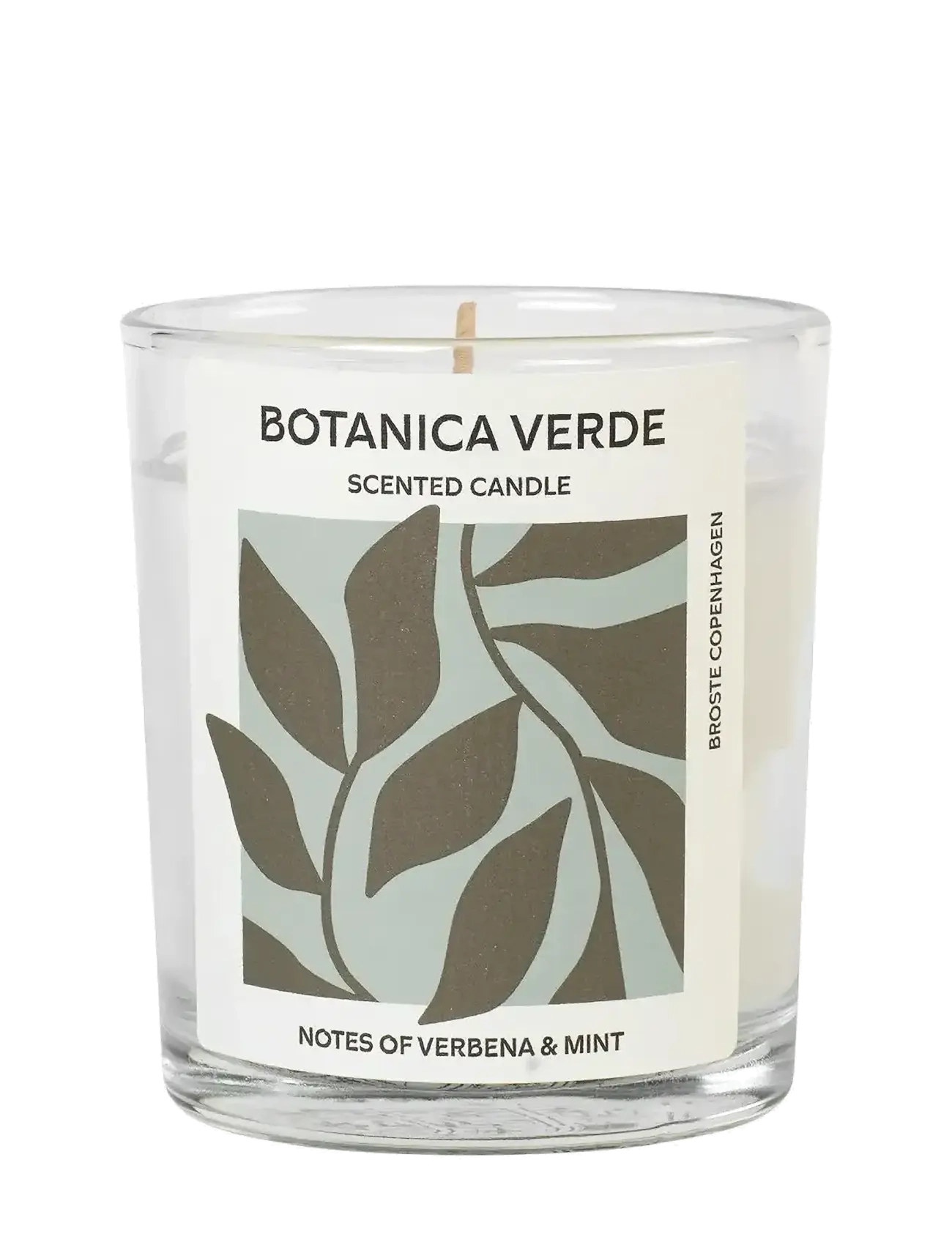 BROSTE COPENHAGEN Botanica Verde Scented Candle Weiß - Ø 7.4 CM - Damen
