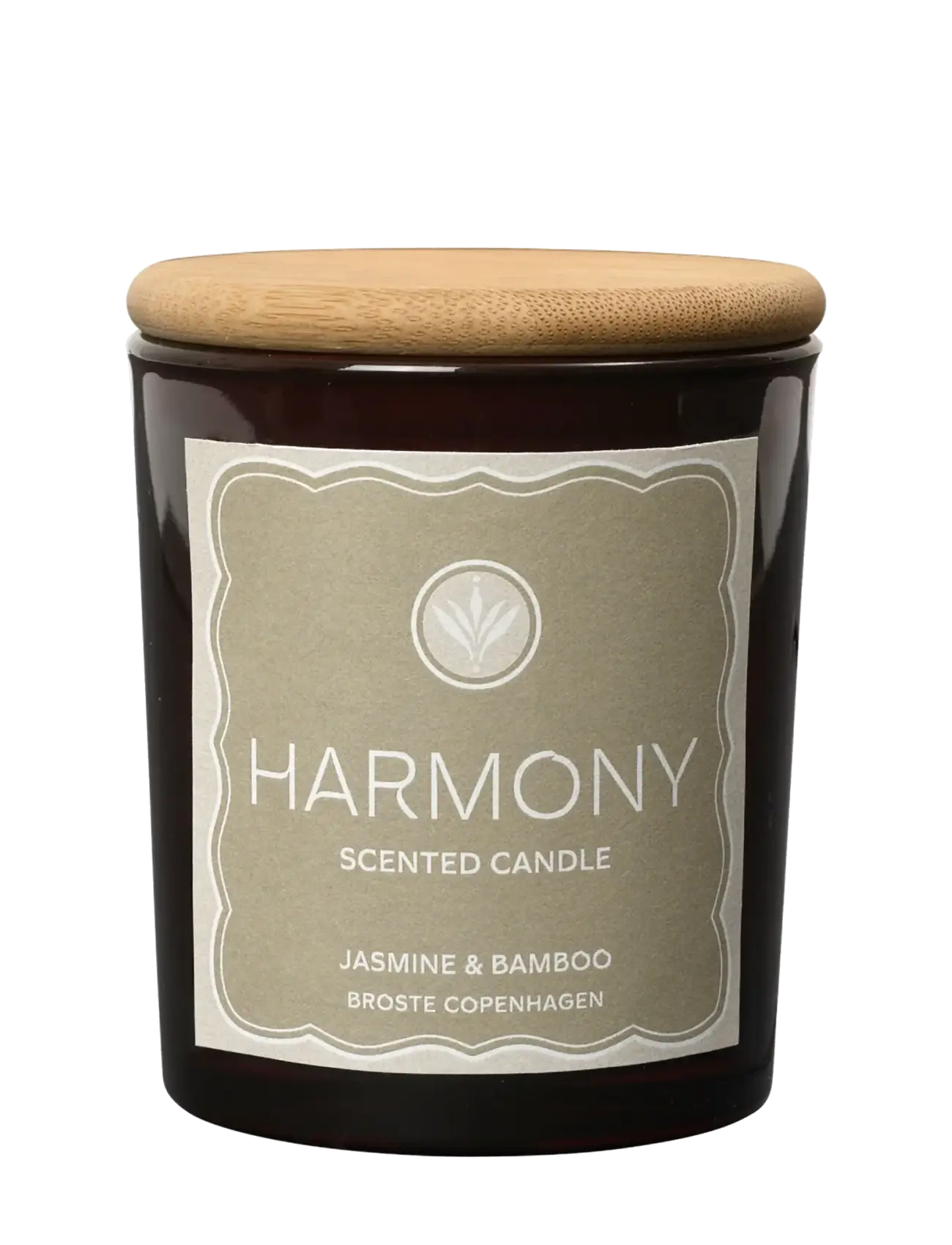 Broste Copenhagen Pure Scented Candle 'Harmony' -  - WHITE / black