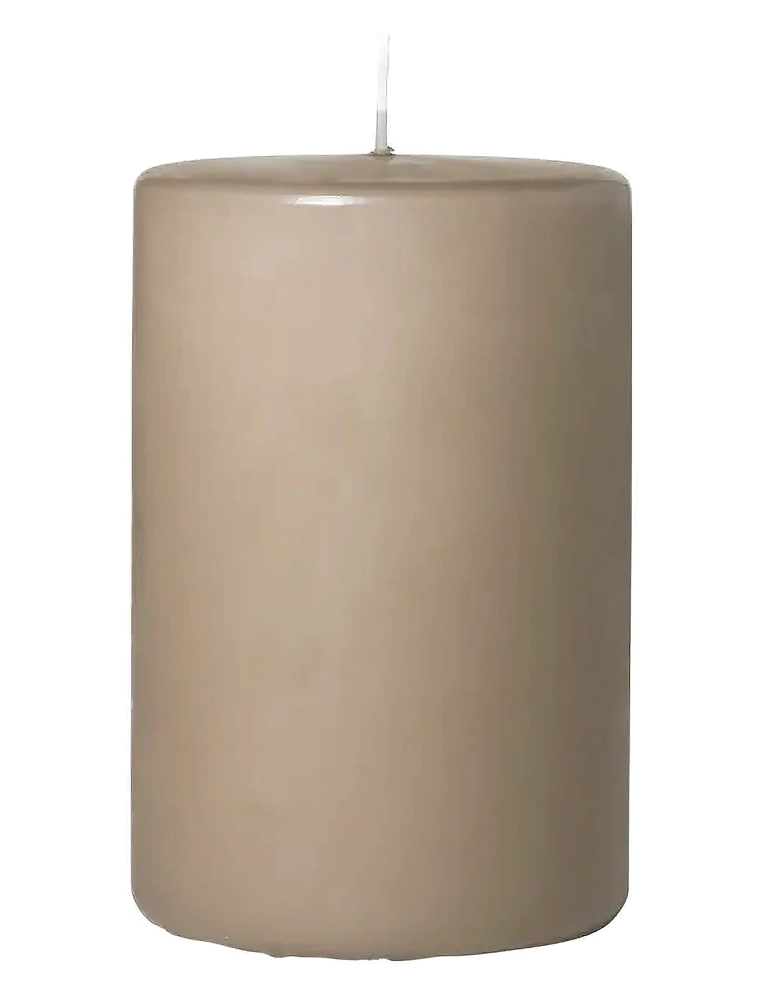 BROSTE COPENHAGEN Church Pillar Candle Beige - H:15CM - Unisex