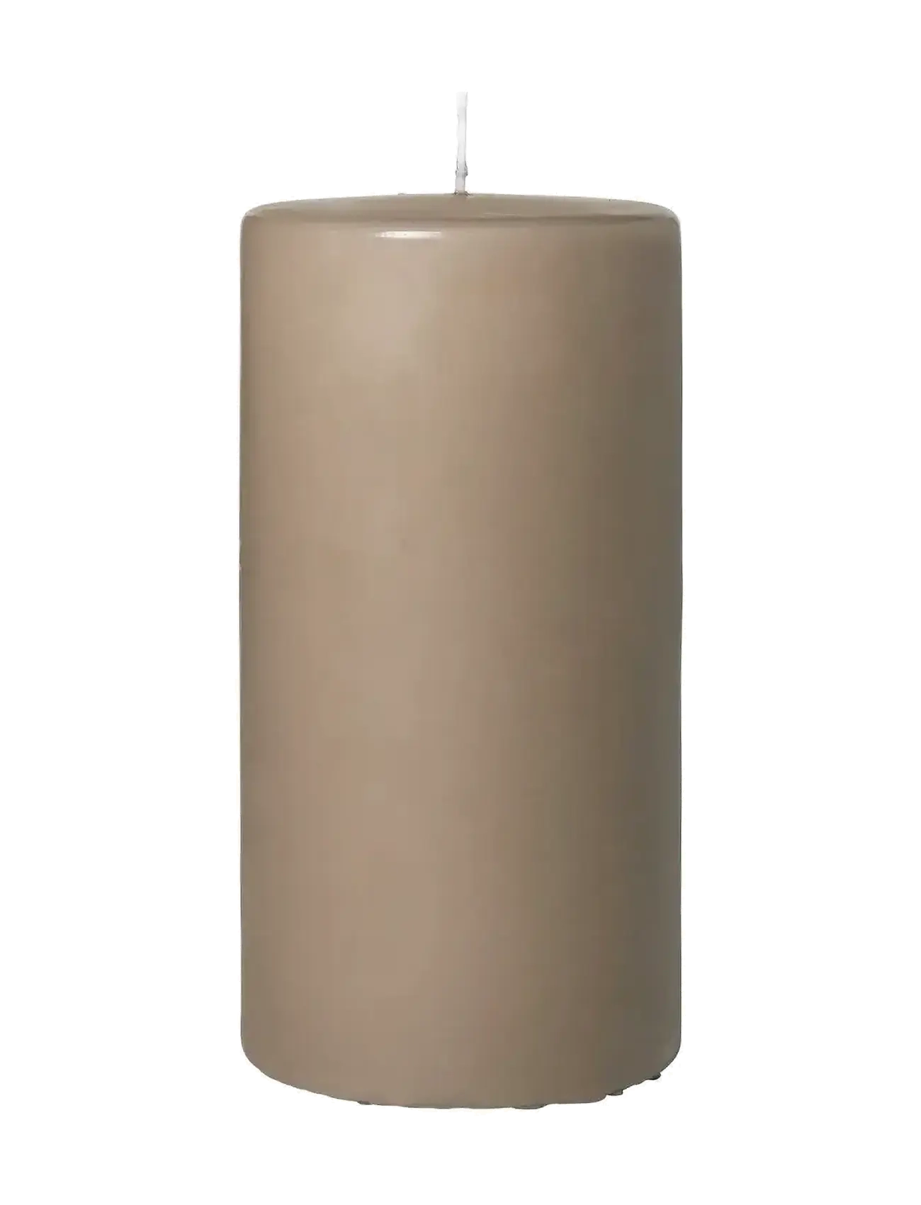 BROSTE COPENHAGEN Church Pillar Candle Beige - H:20CM - Unisex