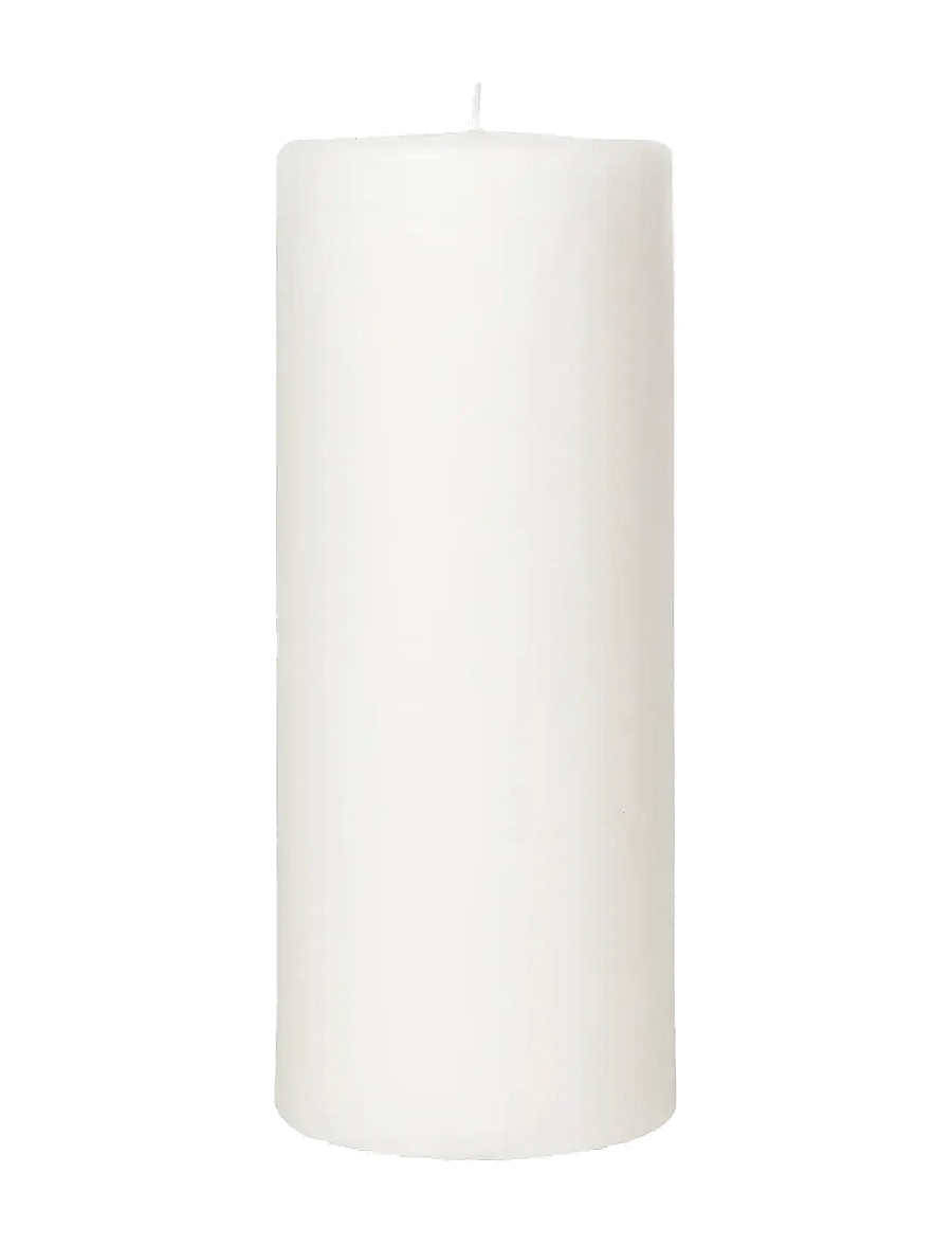 Broste Copenhagen - Church Pillar candle - blockkerzen - pure white - 0