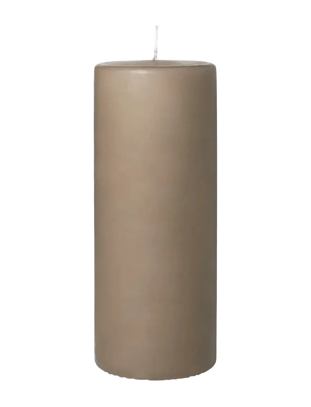 BROSTE COPENHAGEN Church Pillar Candle Beige - H:25CM - Unisex
