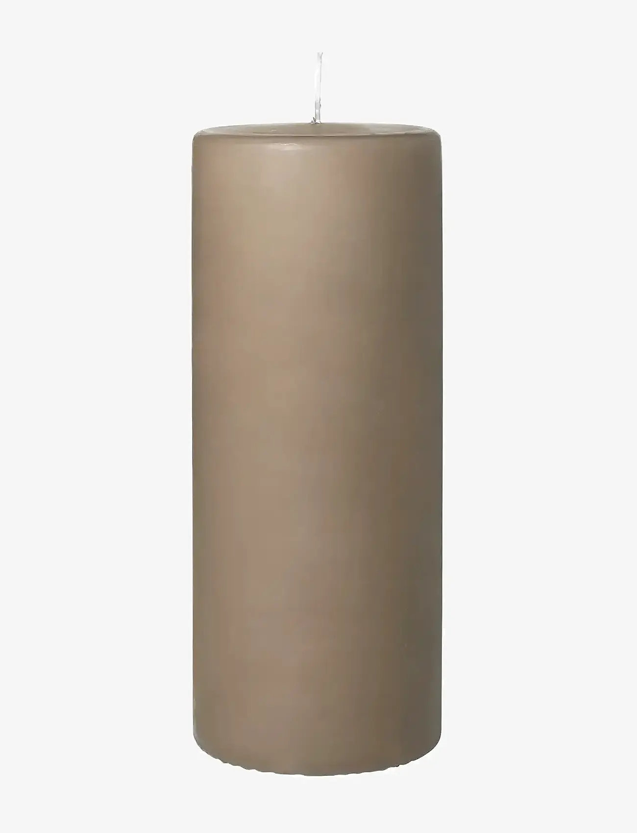 Broste Copenhagen - Church Pillar Candle - køb efter pris - linen - 0