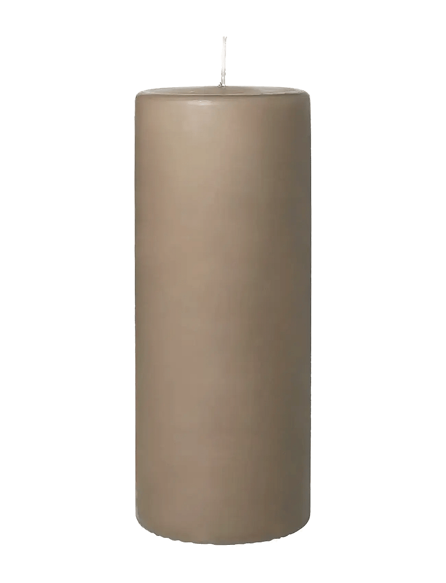 Broste Copenhagen - Church Pillar Candle - vahast küünlad - linen - 0