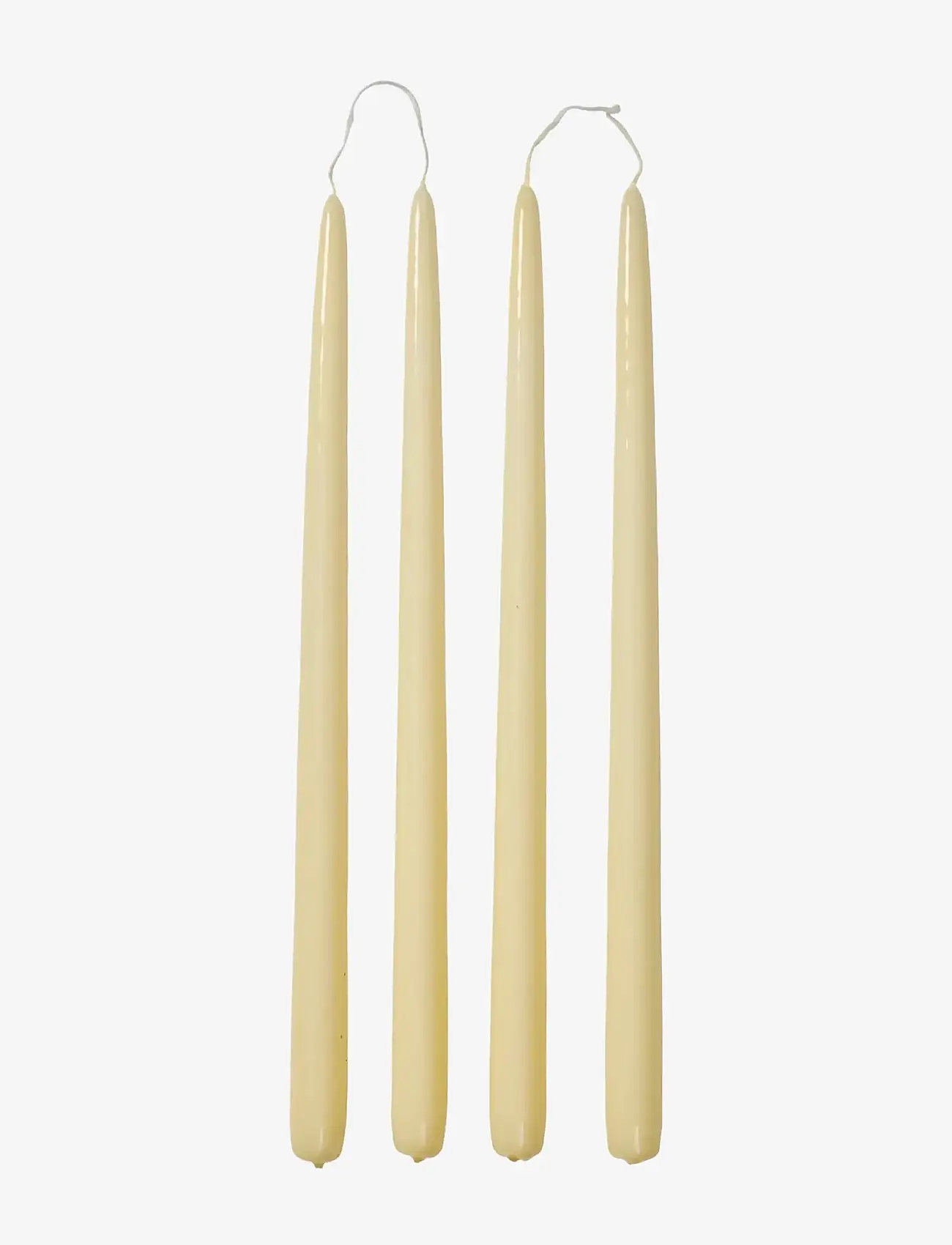 Broste Copenhagen - Smooth Taper Candle - blockkerzen - yellow - 1