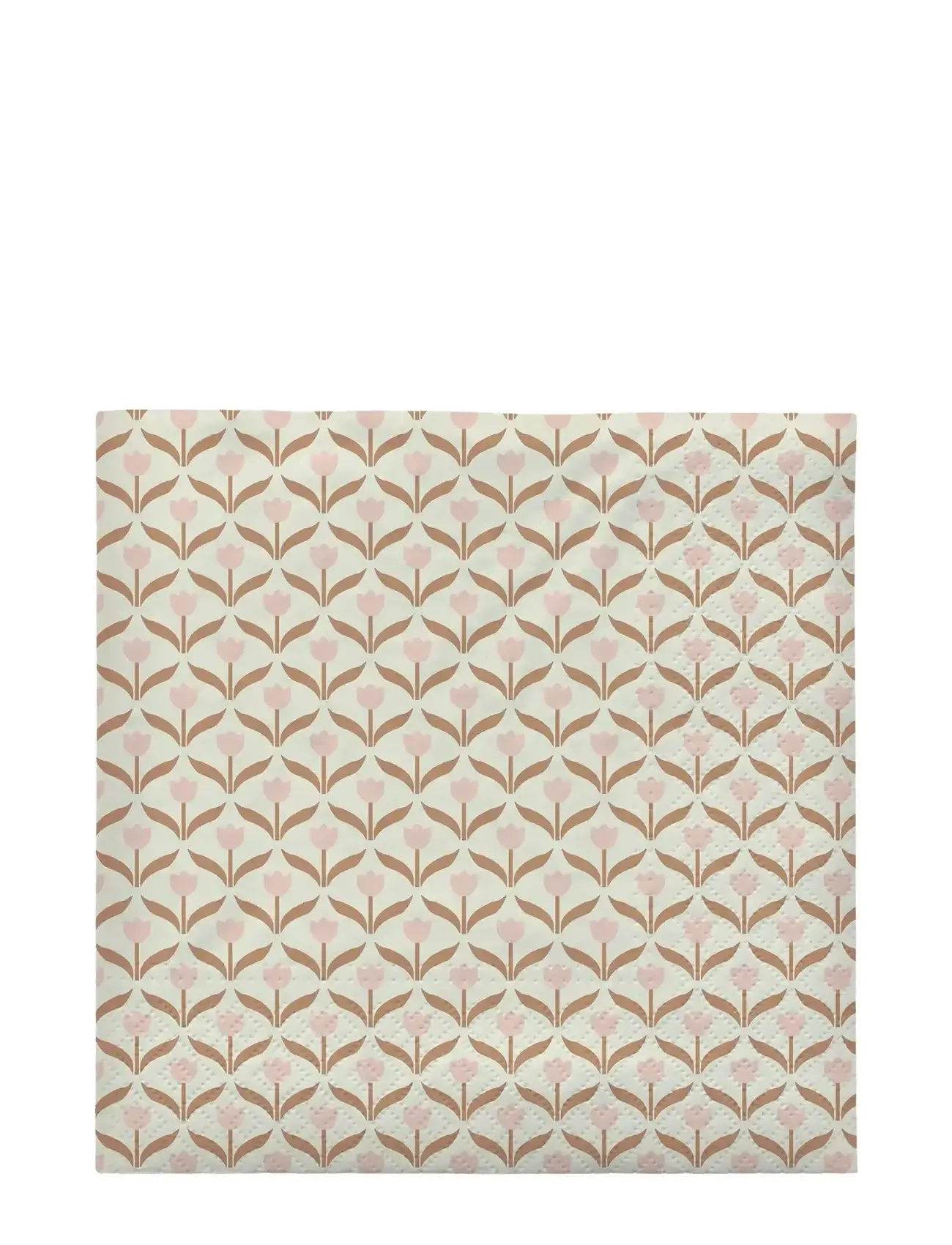 Broste Copenhagen Tulip Paper Napkin, Paper Serviet, Beige, Str: L 33CM