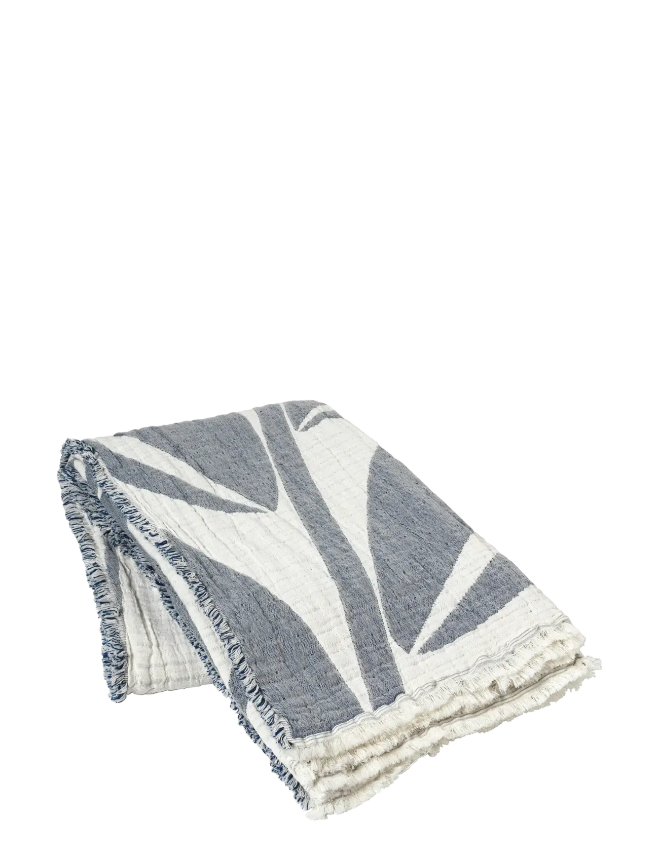 Broste Copenhagen Barley Throw - Puhkerõivad - MARITIME BLUE / blue