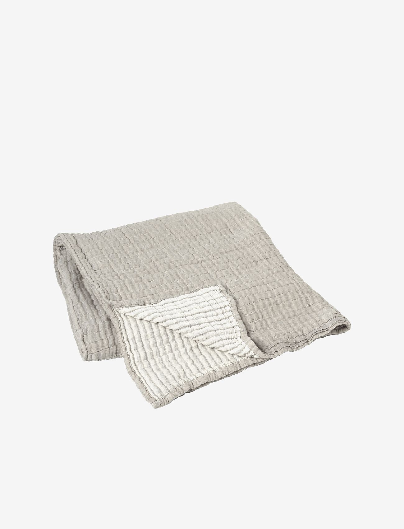 Broste Copenhagen - Plaid Carri - blankets & throws - taupe sand - 0