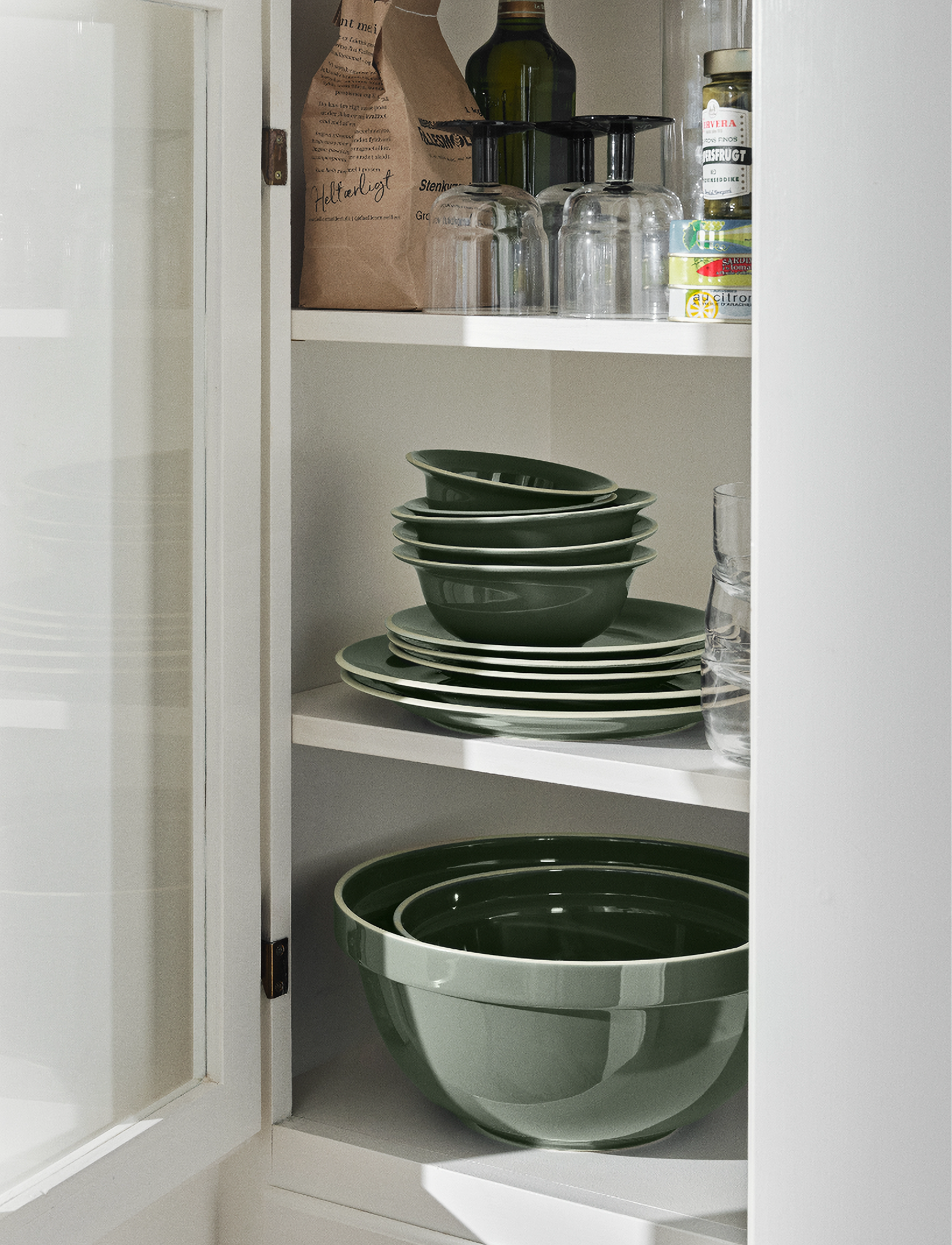 Broste Copenhagen Taverna Salatskål, Ø 28 cm, Green, Skåle Og Serveringsfade > Salatskåle, Unisex