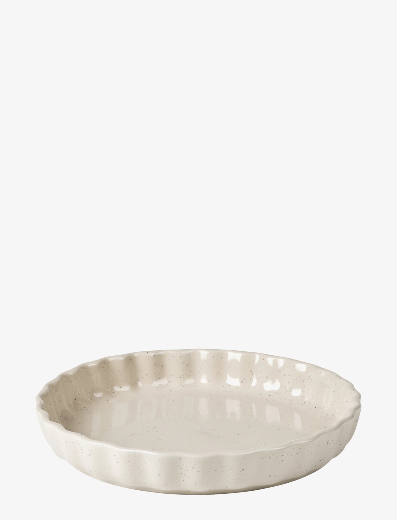 Broste Copenhagen Vig Ovnfast Tærtefad, 20X4.5 cm, Kitchen, Beige - Oven Molds, Homeware