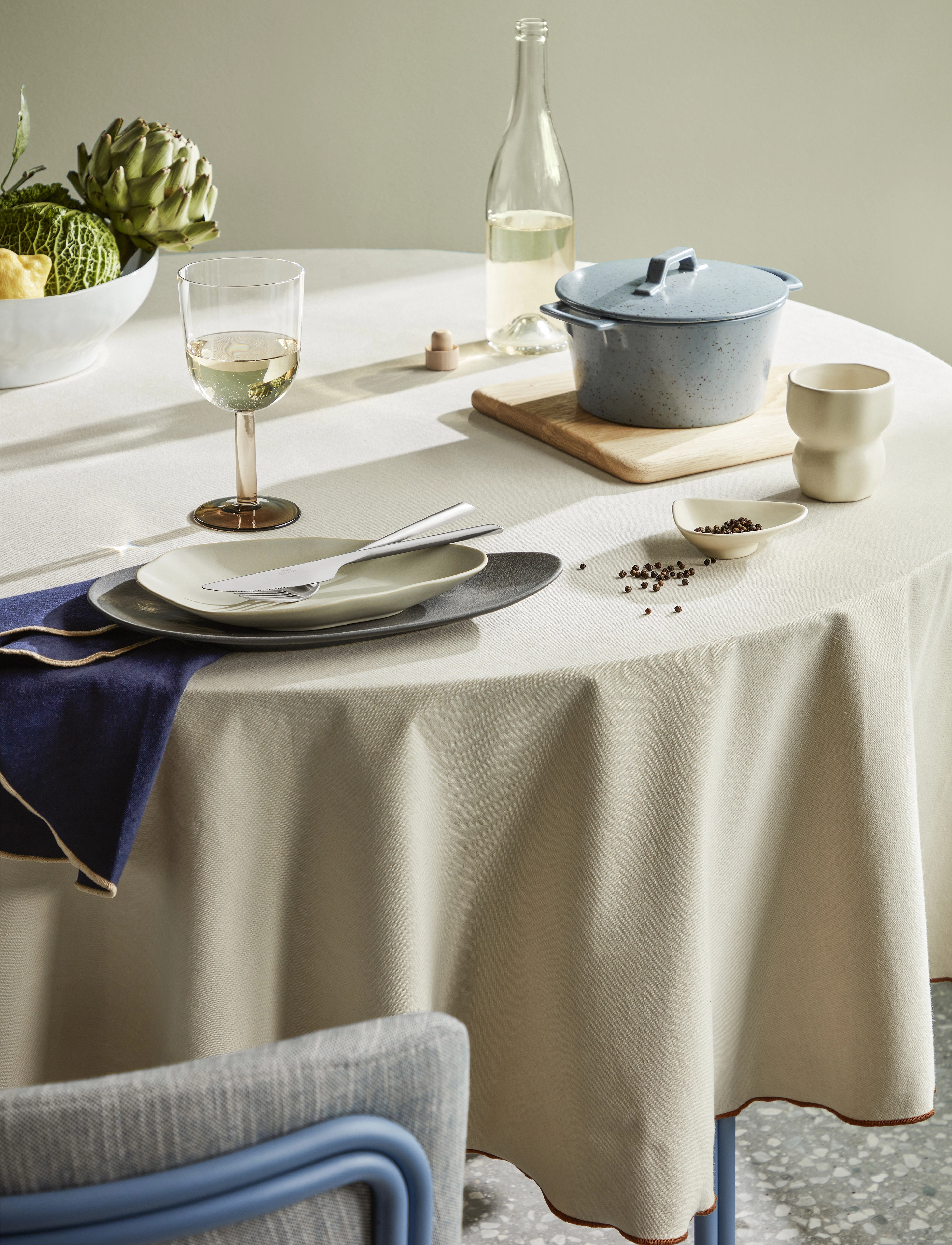 Broste Copenhagen Skærebræt 'Olina' Eg, 30X25 cm, Cutting Boards, Beige - Wooden Homeware