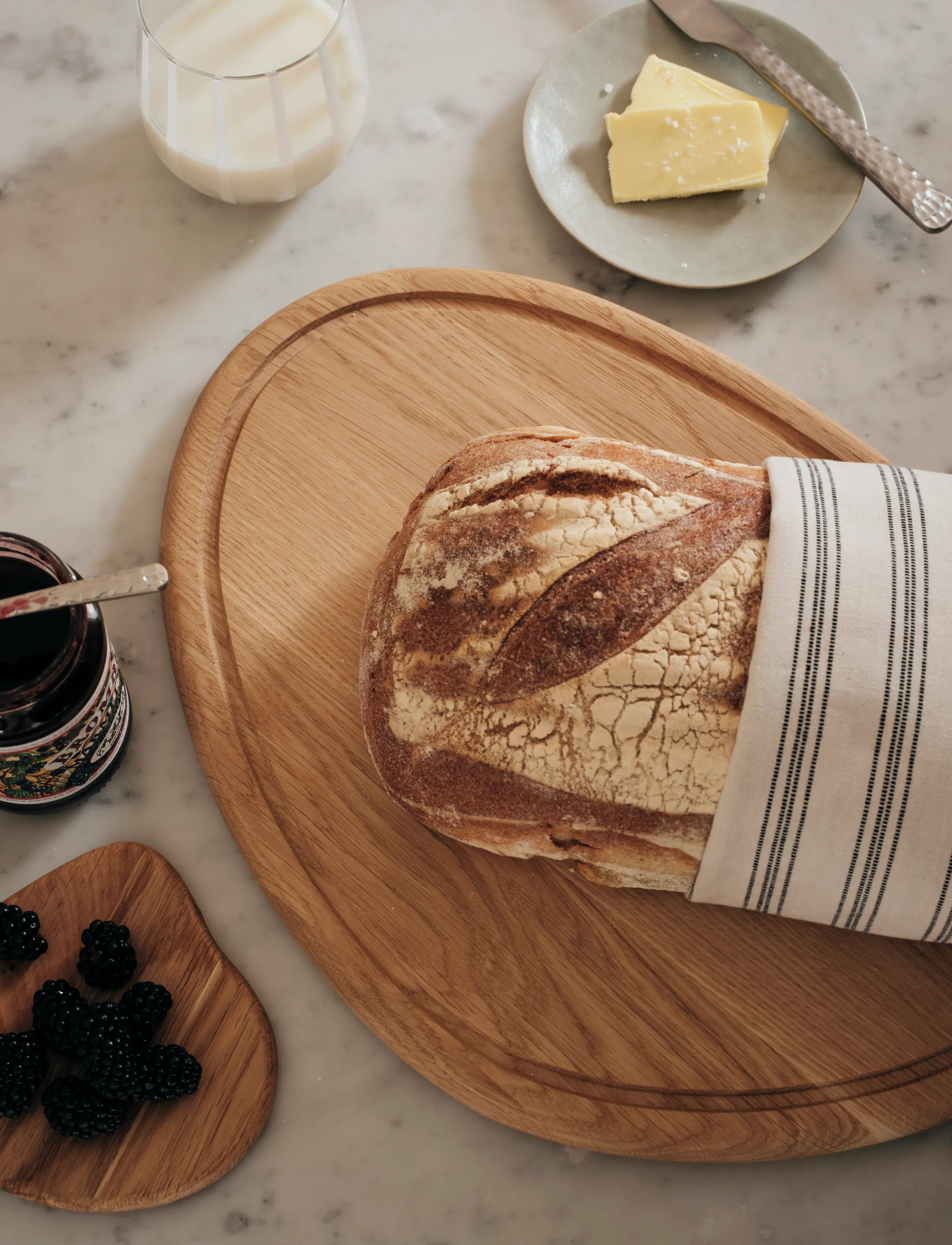 Broste Copenhagen Limfjord Chopping Board, L42 cm, Kitchen Tools - Cutting Boards, Homeware