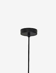 Broste Copenhagen - Lolly Pendant Lamp - lamps - black/white opal glass - 1