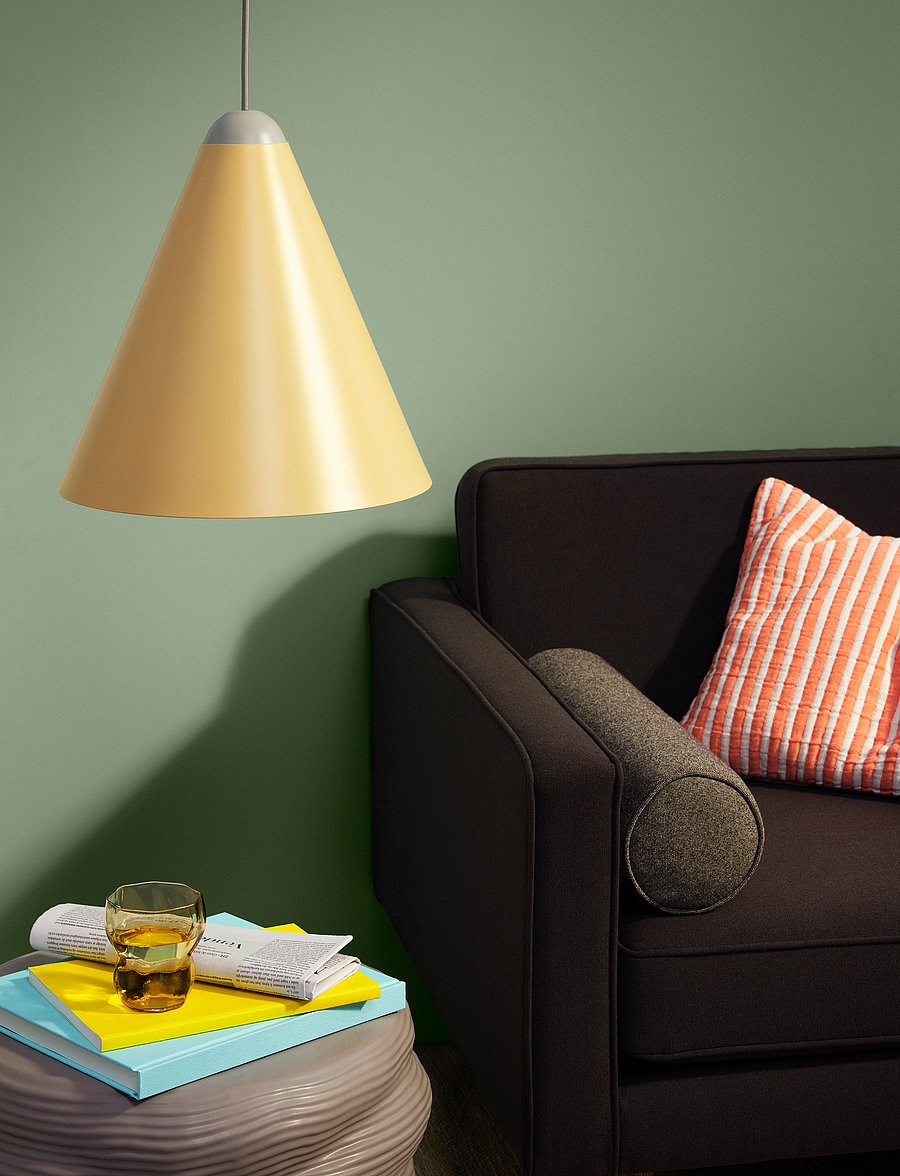 Broste Copenhagen - Gine Lampshade S - lambikuplid - pale banana yellow - 3