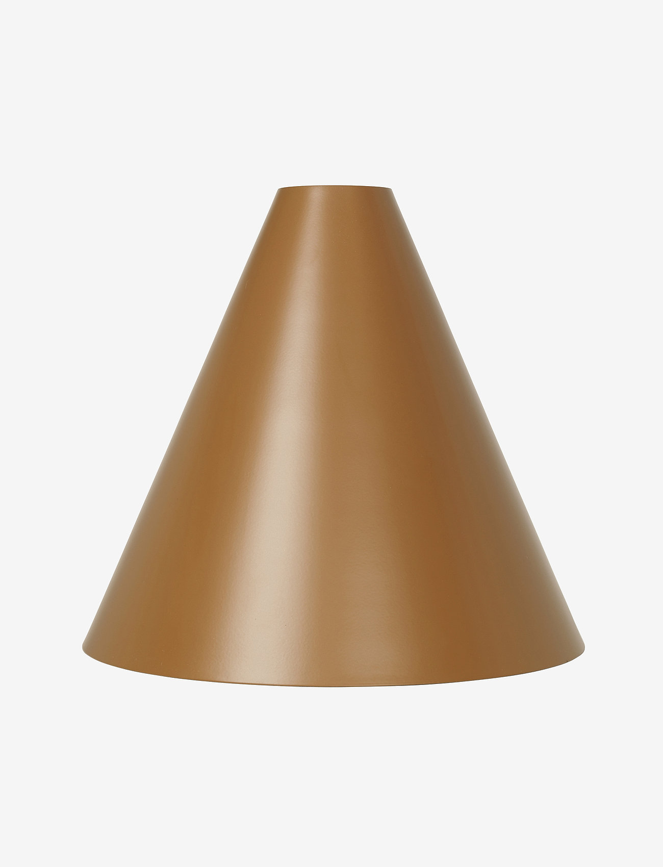 Broste Copenhagen - Gine Lampshade L - lampunvarjostimet - golden brovn - 0