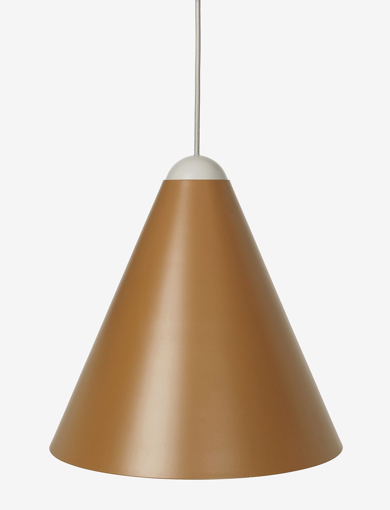Broste Copenhagen - Gine Lampshade L - lampunvarjostimet - golden brovn - 1