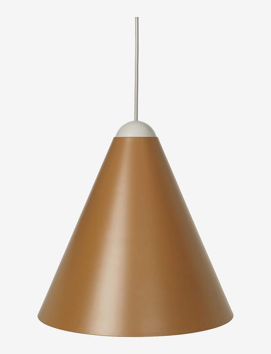 Broste Copenhagen - Gine Lampshade L - lambikuplid - golden brovn - 1