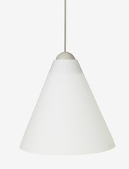 Broste Copenhagen - Gine Lampshade L - home - opal white glas - 1