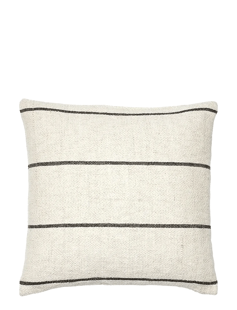 Broste Copenhagen - Sigrid Cushion Cover - madalaimad hinnad - light beige/black - 0