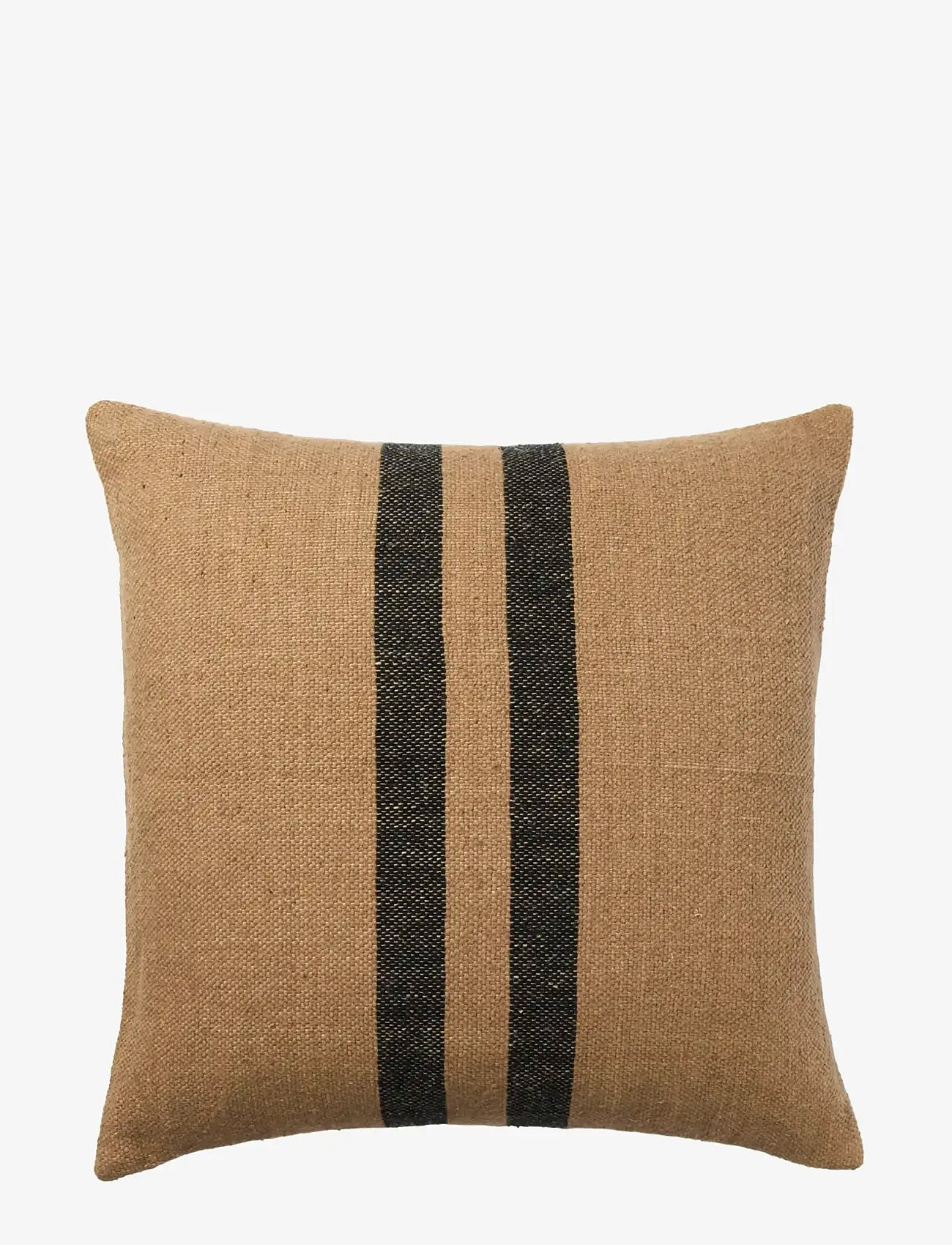 Broste Copenhagen - Sigrun Cushion Cover - padjakatted - brown kelp/black - 0