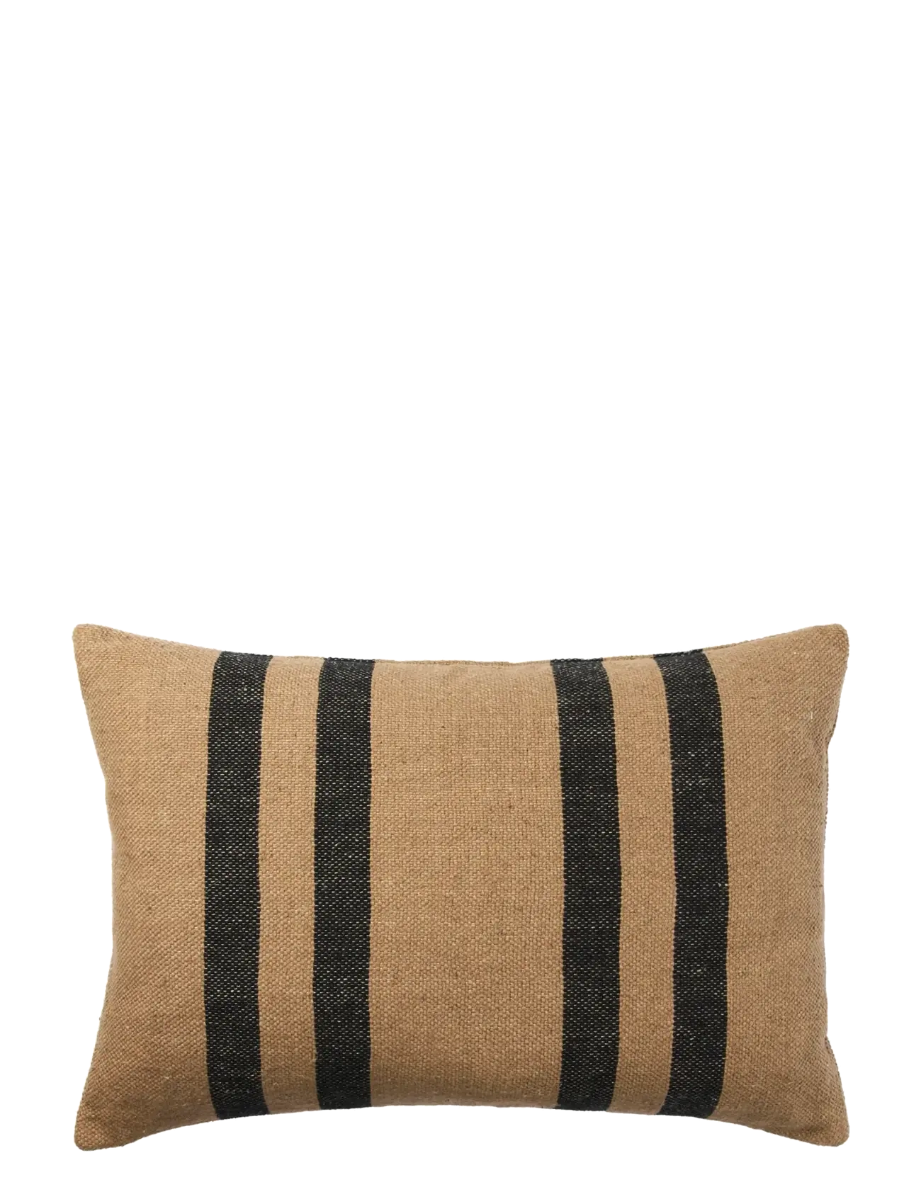 Broste Copenhagen Sigrun Cushion Cover - Textiles - BROWN KELP/BLACK / brown