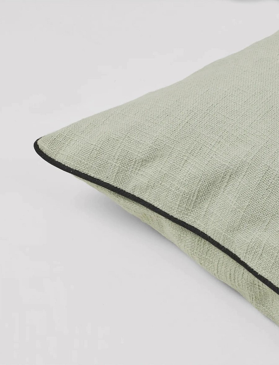 Broste Copenhagen - Maja Cushion Cover - padjakatted - green - 2