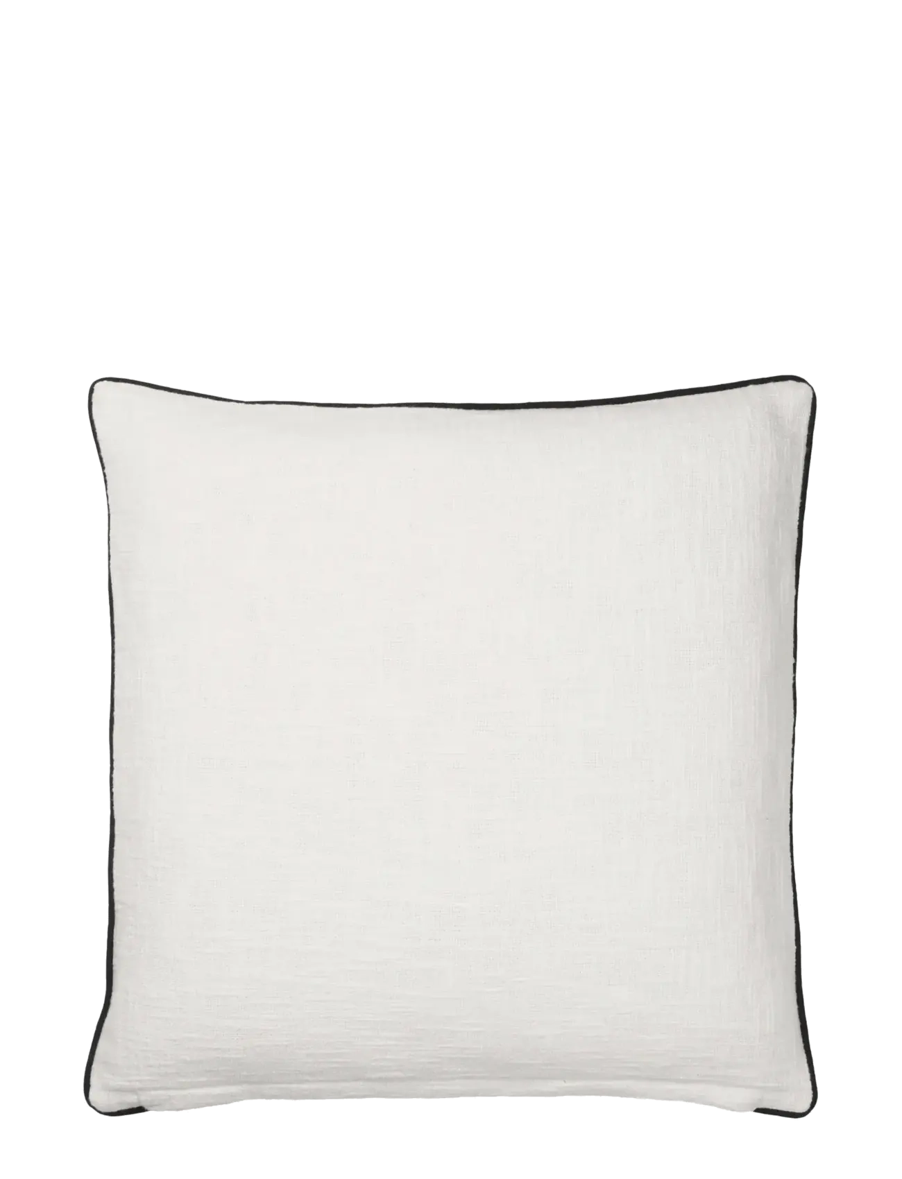 Broste Copenhagen Maja Cushion Cover - Tekstiler - WHITE / white