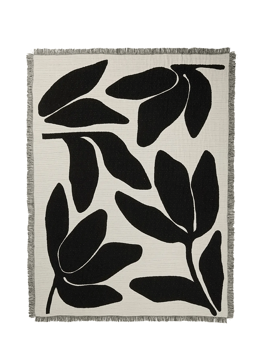 Broste Copenhagen - Herbert Throw - pleedid - black - 0