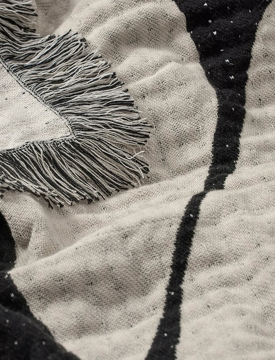 Broste Copenhagen - Herbert Throw - pleedid - black - 1