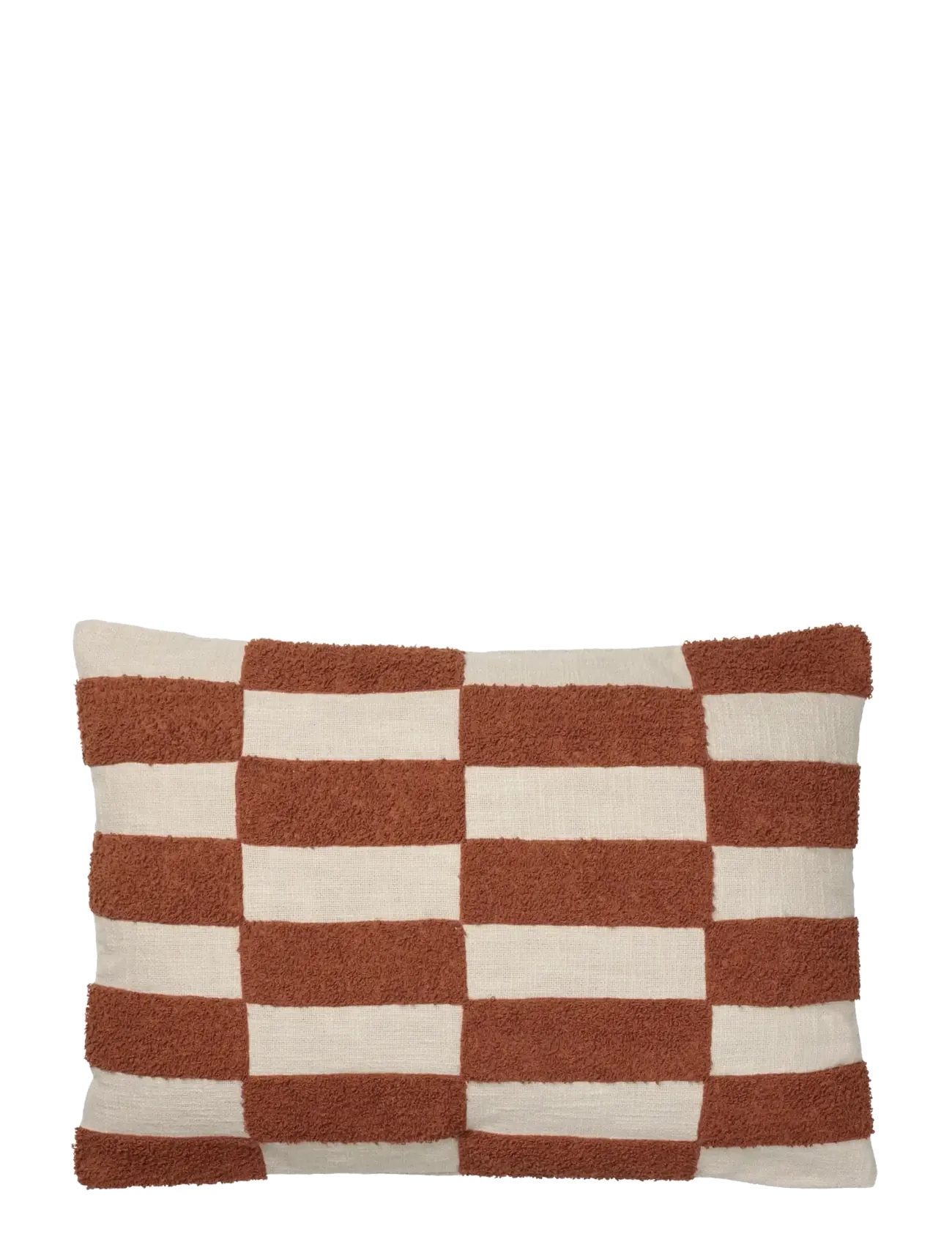 Broste Copenhagen Jane Cushion Cover - Tekstiler - RED / multi