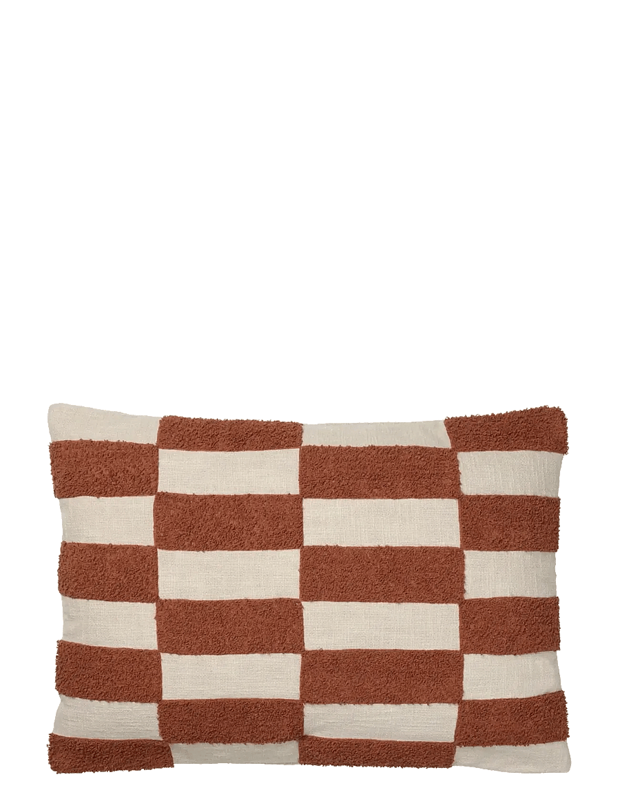 Broste Copenhagen - Jane Cushion Cover - padjakatted - red - 1