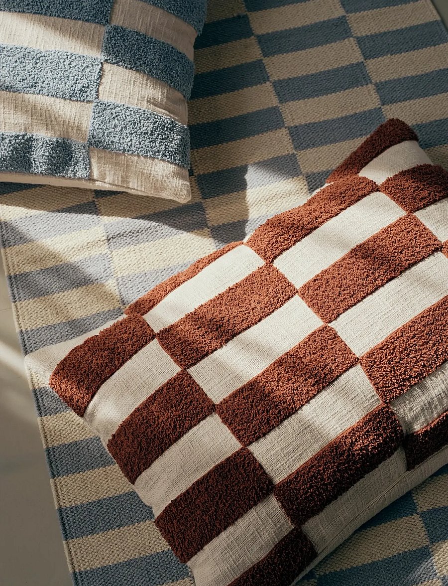 Broste Copenhagen - Jane Cushion Cover - padjakatted - red - 0