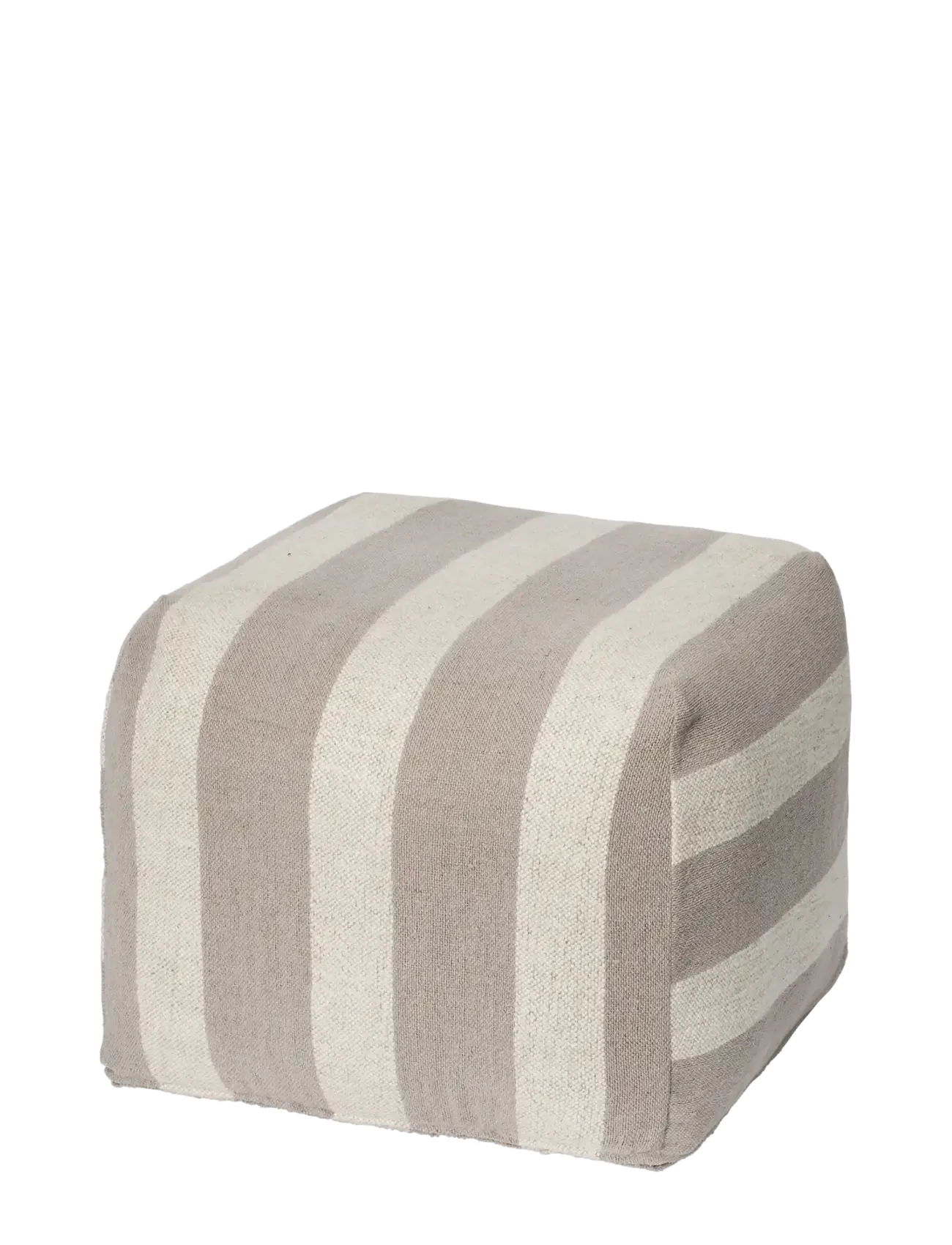Broste Copenhagen Sigrid Pouf - Puffer - GREY / multi