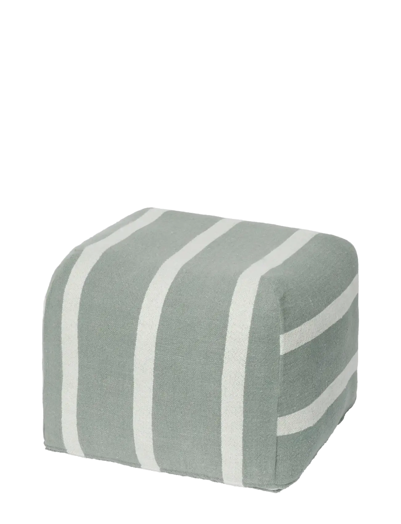Broste Copenhagen Sigrid Pouf - Puffer - GREEN / multi