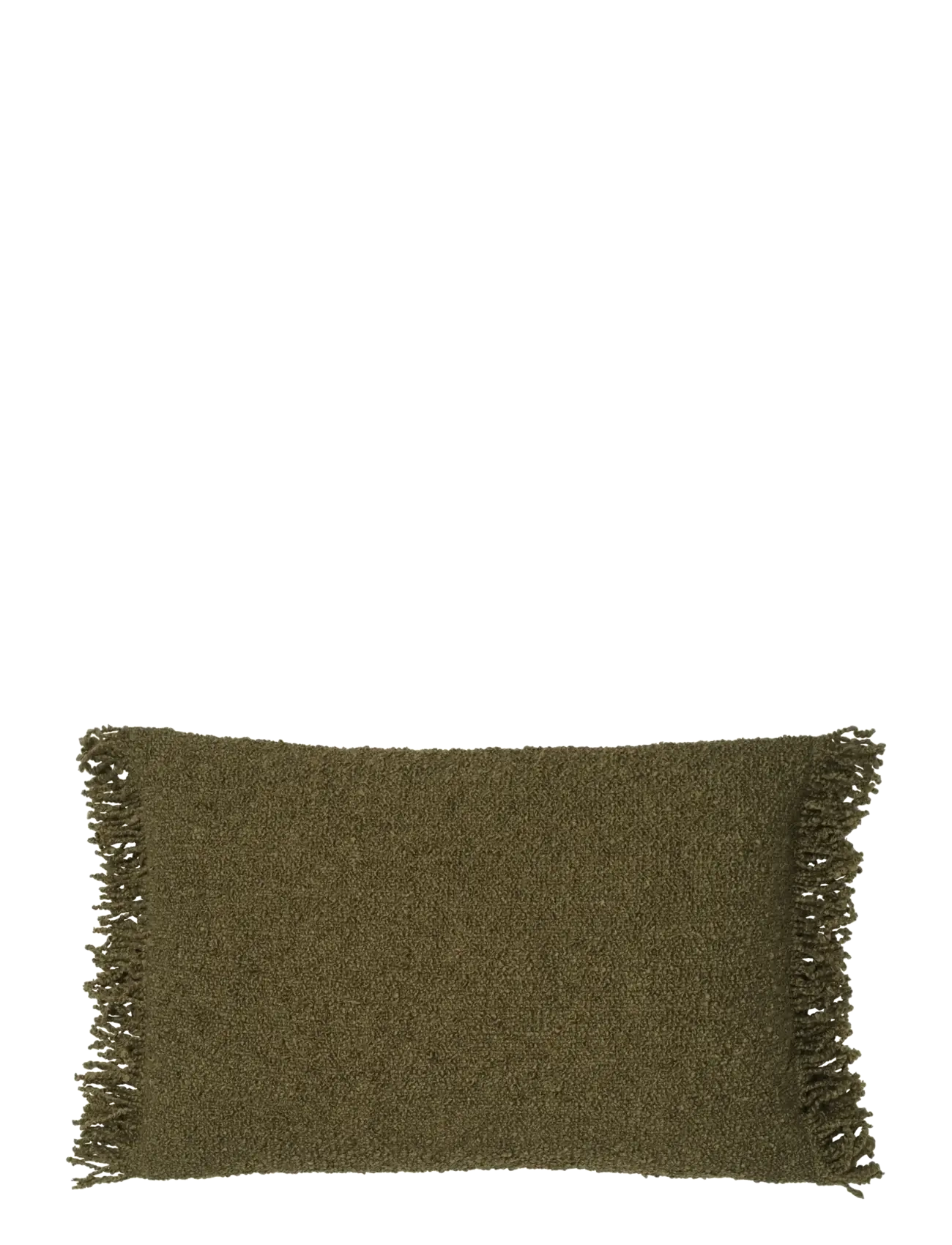 Broste Copenhagen Fria Cushion Cover - Julklappar - GREEN / khaki/green