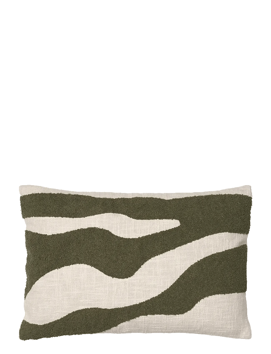 Broste Copenhagen - Marlie Cushion Cover - kissenbezüge - green - 1