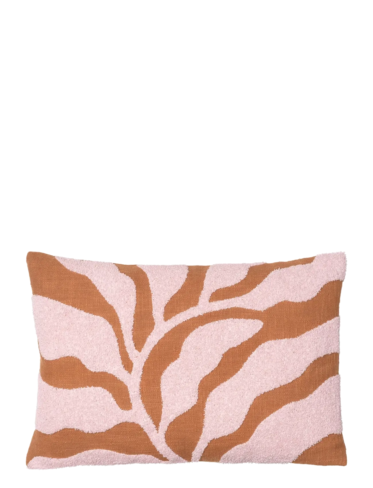 Broste Copenhagen Delia Cushion Cover - Julklappar - RED / pink/rose