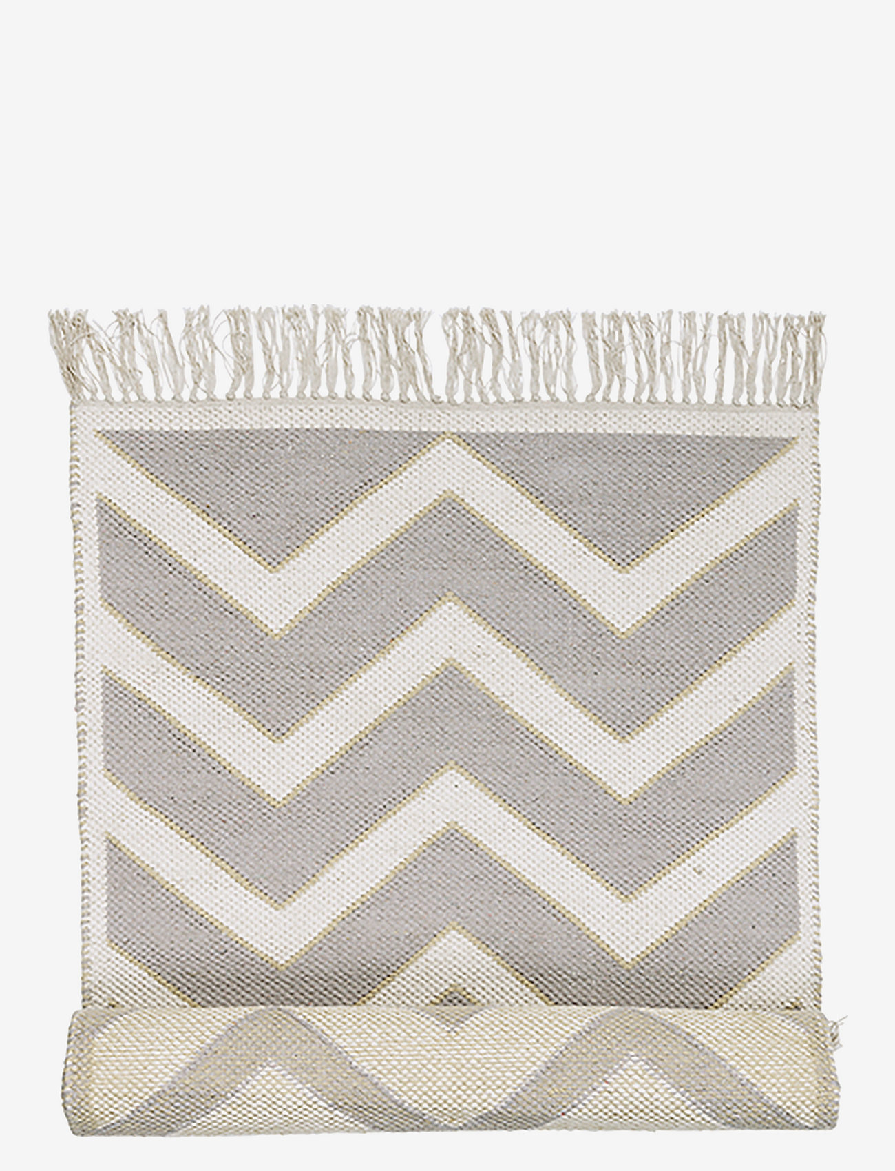 Broste Copenhagen - Blanket Noah - cotton rugs & rag rugs - taupe sand - 1