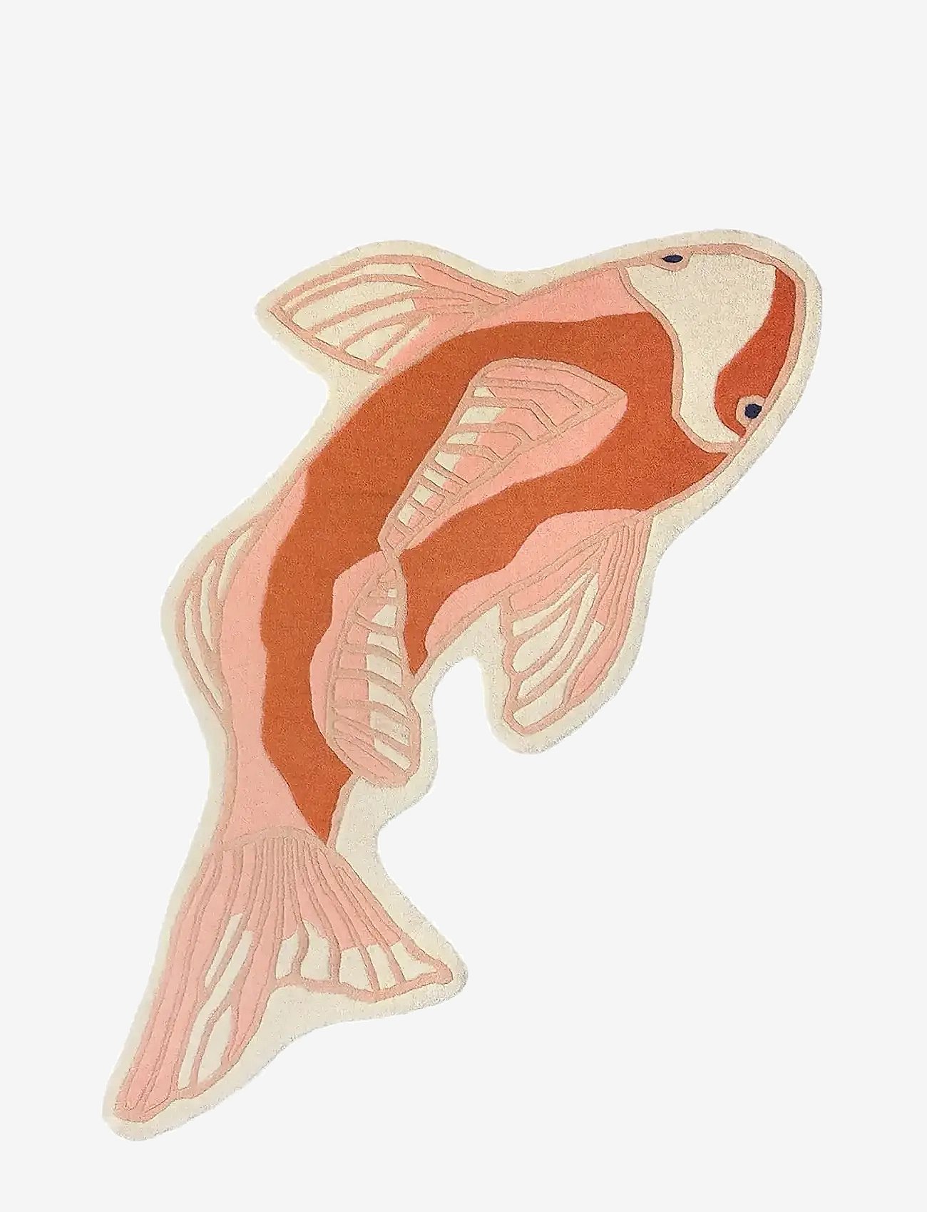 Broste Copenhagen Koi Rug - Orange - L 130CM