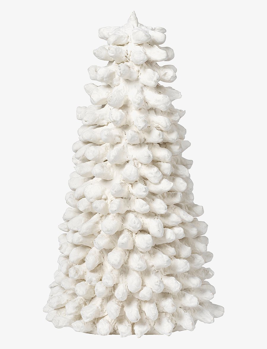 Broste Copenhagen - Pulp Christmas Tree - jõulukaunistused - white - 0