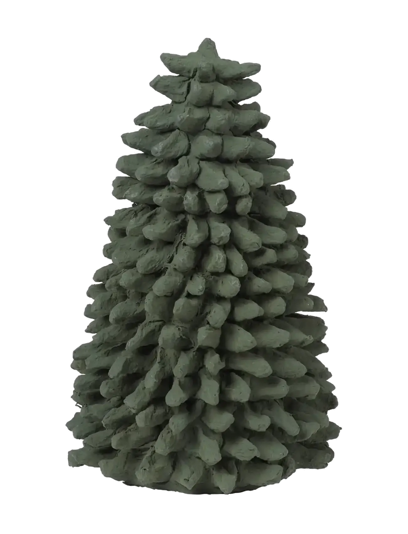Broste Copenhagen Pulp Christmas Tree,,,Grün Gr.H 21CM